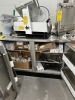 COUNTER HEIGHT CABINET WITH STAINLESS STEEL TOP & ASSORTED SUPPLIES - 5'W x 30''D x 3'H - 2