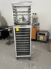 STAINLESS STEEL BREAD COOLER WITH 13 STAINLESS STEEL PANS - 2