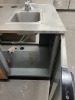 CABINET WITH STAINLESS STEEL TOP & SINK - 4'W x 30''D x 3'H - 2