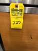STORAGE CABINET WITH STAINLESS STEEL TOP & 2 DOORS - 4'W x 30''D x 3'H - 3