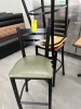 ASSORTED COLOR BAR HEIGHT CHAIRS