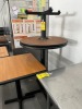 ASSORTED - 2- TOPS / 1- CONVERSATION TABLE / 1- BAR HEIGHT TABLE - 2