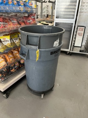 TRASH CANS (1 WITH DOLLY)