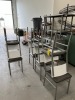 CHAIRS WITH WHITE BACKS