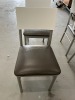 CHAIRS WITH WHITE BACKS - 4