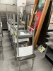 CHAIRS WITH WHITE BACKS