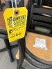 METAL CHAIRS WITH ASSORTED COLOR SEATS - 3
