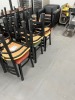 METAL CHAIRS WITH ASSORTED COLOR SEATS - 2