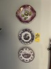 ASSORTED HANGING DECORATIVE PLATES