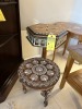 ASSORTED HIGHLY DECORATED ACCENT TABLES