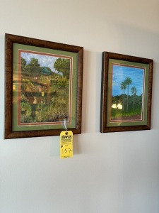FRAMED & MATTED ARTWORK - JUNGLE LOOK - SIGNED - NUMBERED