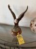 PORCELAIN FIGURINE WITH BASE - EAGLE - by ANDREA