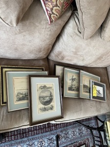 ASSORTED FRAMED ARTWORK - MOSTLY BROOKLYN SCENES