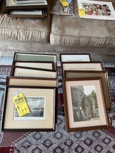 ASSORTED FRAMED ARTWORK - MOSTLY NEW YORK SCENES