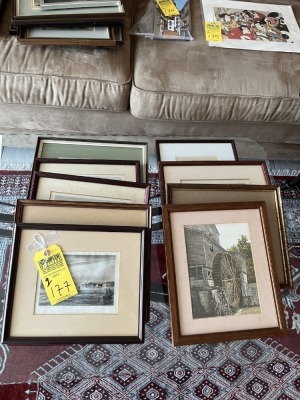 ASSORTED FRAMED ARTWORK - MOSTLY NEW YORK SCENES