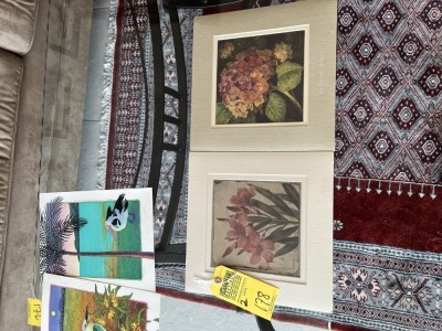 PAPER FRAMED ARTWORK - FLOWER - THE BUTCH ART GARDENS
