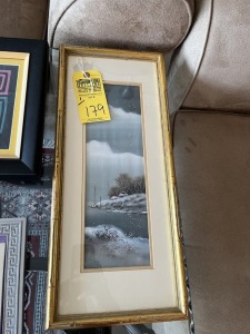 FRAMED & MATTED ARTWORK - ORIENTAL WINTER