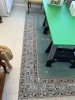 PINK & GREEN ORIENTAL RUG - COUNTRY OF ORIGIN TURKEY - 112''x77''
