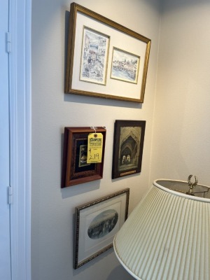 ASSORTED FRAMED & MATTED ARTWORK - SIGNED - TOLEDO / GRANADA / MORE