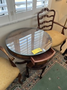 SUPERIOR 2429 ROUND ANTIQUE TABLE - 1949