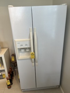 GALAXY 106-55122700 WHITE SIDE-BY-SIDE REFRIGERATOR / FREEZER