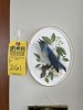 FRANKLIN PORCELAIN WALL ART - THE MOUNTAIN BLUEBIRD - BY COLIN NEWMAN