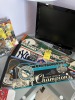 ASSORTED PIECES - 4- ASSORTED PENDANTS / 1- WALL SIGN