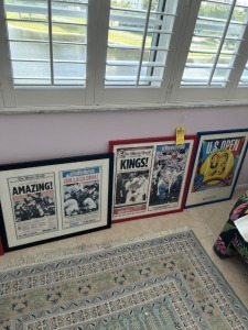 ASSORTED SPORTS MEMORABILIA - MARLINS / HEAT / US OPEN