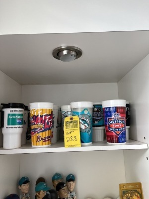 LOT ASSORTED SPORTS MUGS & CUPS