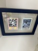 ASSORTED FRAMED TICKETS & BASEBALL CARDS - 3
