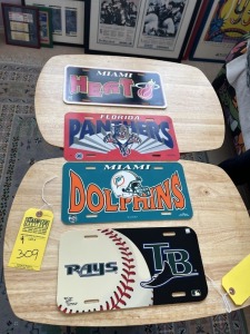 SPORTS LICENSE PLATES - HEAT, RAYS, ETC