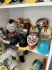 ASSORTED SPORTS MEMORABILIA - HELMETS, STUFFED TOYS, ETC