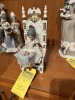LLADRO FIGURINE - GIRL WITH FLOWERS & CHAIR - 2