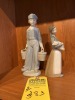 LLADRO FIGURINES - BOY WITH BUCKET / GIRL WITH PIG - 2
