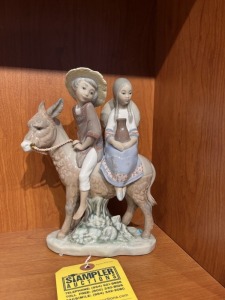 LLADRO FIGURINES - CHILDREN ON DONKEY