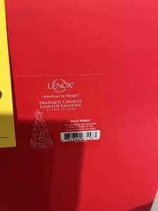 LENOX TRANQUIL CHURCH LIGHTED TREE