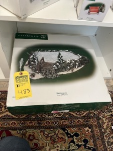 CHRISTMAS DECOR - DEPARTMENT 56 - LARGE CRAGGY CLIFF PLATFORM