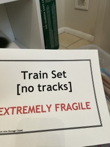 TRAIN SET (NO TRACKS)