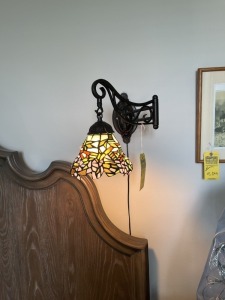 STAINED GLASS WALL LIGHTS