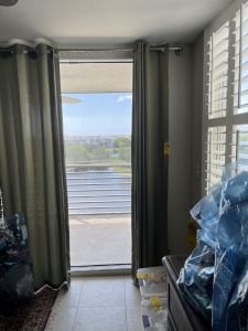 SET SAGE GREEN CURTAINS - 94'' LONG