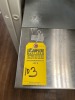 STAINLESS STEEL TABLE WITH HOTWELL, SNEEZE COUNTER FRONT & 2nd WELL - 9'W x 35''D (LOCATED IN CLEWISTON, FL) - 7