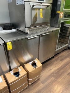STAINLESS STEEL REFRIGERATED CABINET (NON-WORKING) - 4'W x 29''D (LOCATED IN CLEWISTON, FL)