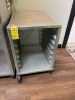 SMALL OPEN BREAD COOLING RACK ON WHEELS (LOCATED IN CLEWISTON, FL)