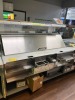 REFRIGERATED SANDWICH UNIT WITH GLASS & STAINLESS STEEL COVER, SNEEZE GUARD & ATTACHED CUTTING BOARD - 5'W (LOCATED IN CLEWISTON, FL) - 3