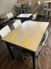 WHITE / BROWN CHAIRS (LOCATED IN CLEWISTON, FL) - 6