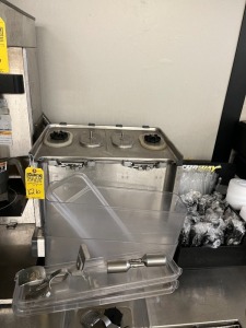 BUBBLER MACHINE WITH CANISTERS (LOCATED IN CLEWISTON, FL)
