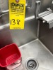 STAINLESS STEEL SINK - 38''W x 24''D (LOCATED IN CLEWISTON, FL) - 2