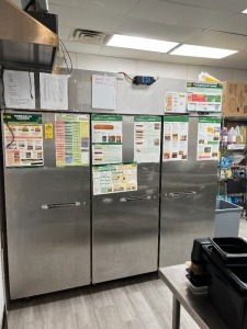NORLAKE 3-DOOR REACH-IN REFRIGERATOR (LOCATED IN CLEWISTON, FL)