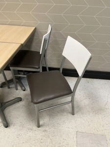 BROWN & WHITE CHAIRS (LOCATED IN OKEECHOBEE, FL - #34767)