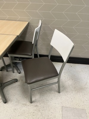 BROWN & WHITE CHAIRS (LOCATED IN OKEECHOBEE, FL - #34767)